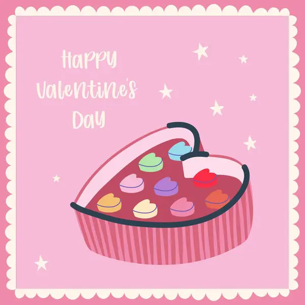 Sevgililer günün kutlu olsun. El çizimi illüstrasyon.