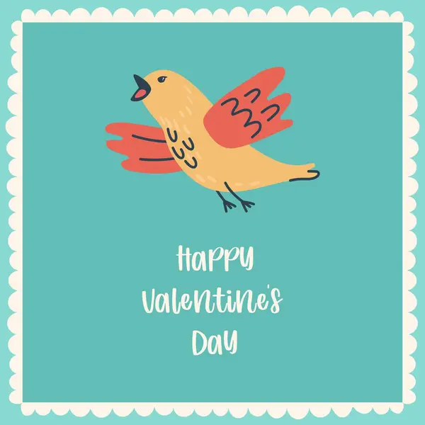 Sevgililer günün kutlu olsun. El çizimi illüstrasyon.