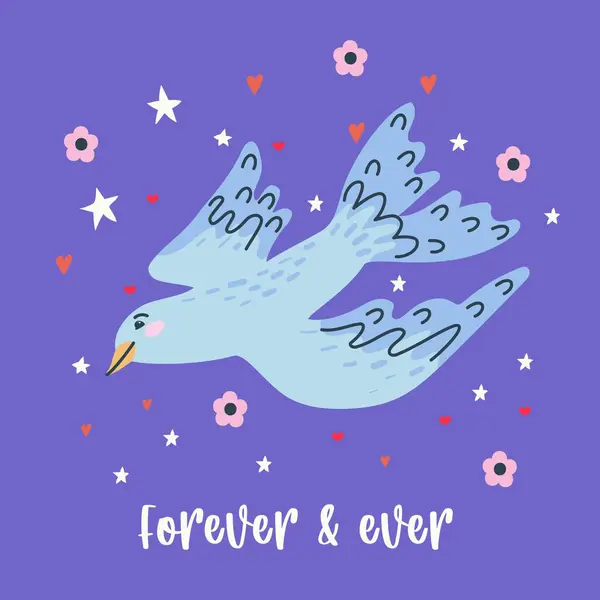 Sevgililer günün kutlu olsun. El çizimi illüstrasyon.