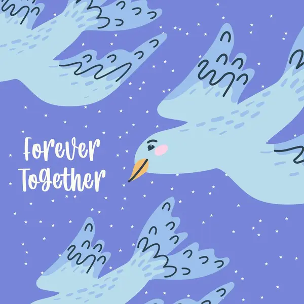 Sevgililer günün kutlu olsun. El çizimi illüstrasyon.