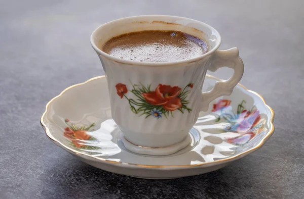 Traditionelles Anatolisches Getränk Heißer Und Köstlicher Türkischer Kaffee — Stockfoto
