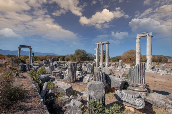 Aydin Turkiet Oktober 2022 Afrodisias Forntida Stadsmuseum Skulpturer Från Den — Stockfoto