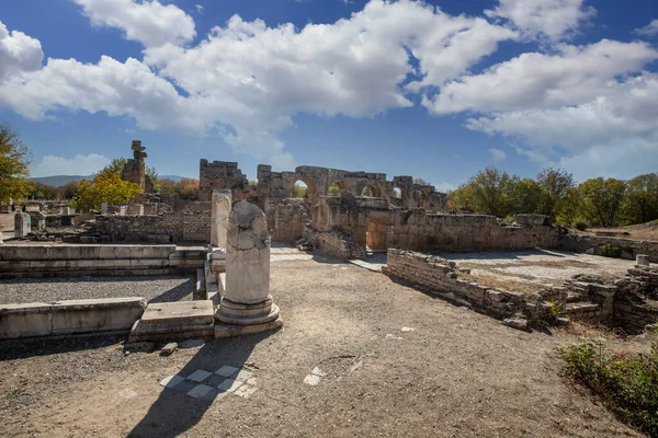 Aydn Turkije Oktober 2022 Aphrodisias Ancient City Museum Beeldhouwwerken Uit — Stockfoto