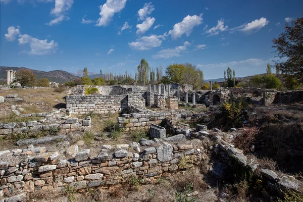 Aydn Turquía Octubre 2022 Afrodisias Ancient City Museum Esculturas Época —  Fotos de Stock