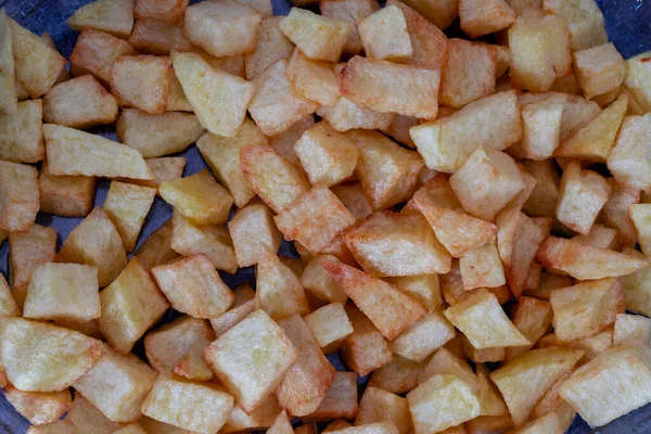 Smażone Ziemniaki Klinów Fast Foody — Zdjęcie stockowe