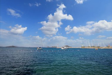 Bodrum - Turkey Sea view in Turgutreis district .