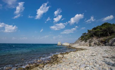 Sailing rocks in Foa district of zmir.