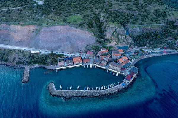 Assos Canakkale Törökország Ősi Kikötő Ayvacik Kerületben Anakkale Egyik Első — Stock Fotó