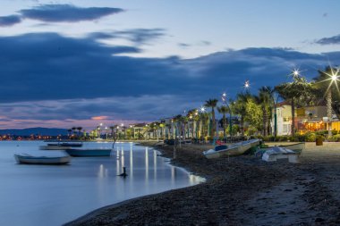 İzmir 'in Sakran ilçesinde gün batımı