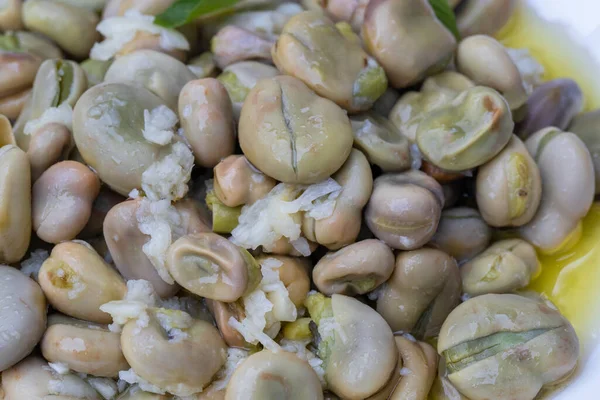 stock image salad made with broad beans