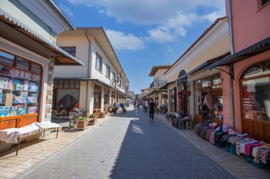 Trkiye - Manisa, Çarşı, Kula Kasabası 'ndaki alışveriş merkezi .