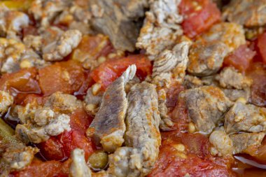 Tomato, Pepper, Thyme, Lamb Stew