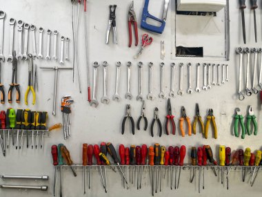 el araçlar ahşap panel yakın çekim