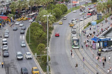 İzmir 09 Eylül 2023 İzmir 'de düzenlenen kurtuluş etkinliklerinde Türk yıldızların hava gösterileri.