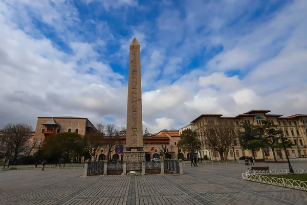 stock image Turkiye - Istanbul 25 February 2021 sultanahmet square, obelisk.