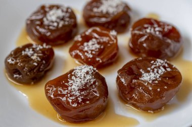 İncir reçeli, Türk tatlısı. (Türkçe isim; incir receli)