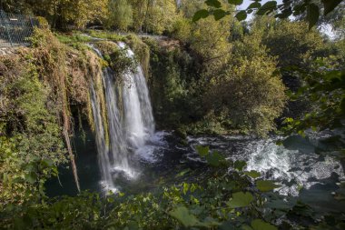 Türkiye 'nin Antalya ilindeki Duden şelale parkı