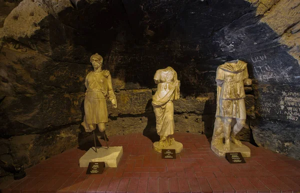 Denizli Turkiye Janvier 2024 Musée Archéologique Hierapolis Pamukkale Période Romaine Photos De Stock Libres De Droits