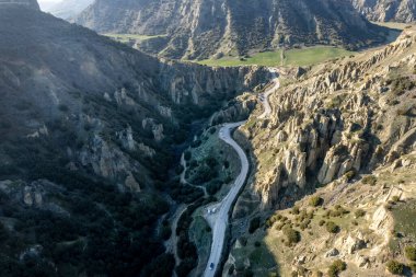Peri bacaları, Kula Geopark Manisa, Türkiye 'de. Kuladoccia olarak da bilinen Kula Volkanik Geopark. UNESCO tarafından bir UNESCO Global Geopark olarak tanındı ve ülkenin tek geopark 'ıdır.