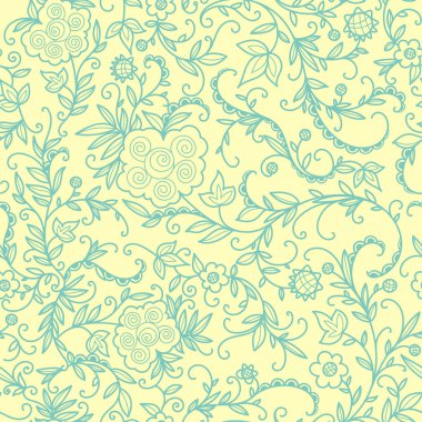 Karmaşık, pürüzsüz desenli, narin çiçek motifleri kadınsı cazibe ilkel ve arabesk tarzı düğünler, ambalaj kağıtları, kartlar ve davetiyeler için geleneksel romantik duygular yaratır. 