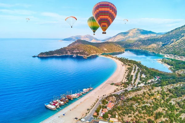 Drone Photo Blue Lagoon Oludeniz Turkey — Stock Photo, Image