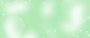 Yeşil zemin üzerine beyaz bokeh