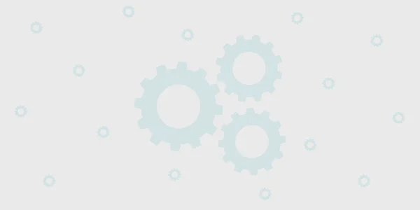 Beyaz arkaplan vektöründe mavi çarklı şekil