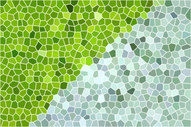 Arkaplan için küçük yeşil mozaik şekli