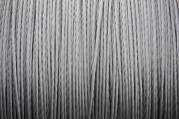 概要金属線の質感を持つ灰色の背景 — ストック写真