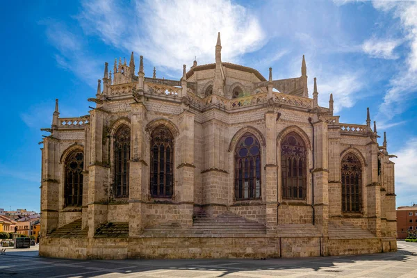 Bela Monumental Abside Gótica Catedral Palencia Castilla Len Espanha — Fotografia de Stock