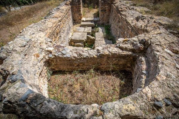 紀元前4世紀からラ アルベルカの殉教地 ムルシアの考古学遺跡の地下室の眺め 初期キリスト教 — ストック写真