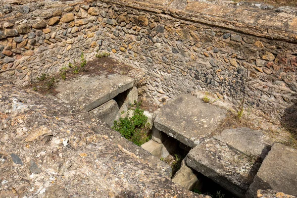 西元前4世纪初基督徒穆尔西亚拉阿尔韦卡殉道者的考古遗址的墓穴 — 图库照片