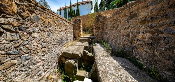西元前4世纪初基督徒穆尔西亚拉阿尔韦卡殉道者的考古遗址的墓穴 — 图库照片