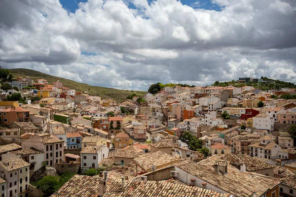 View Old Neighborhood Hill Unesco World Heritage Site Cuenca Spain — Stock Photo, Image