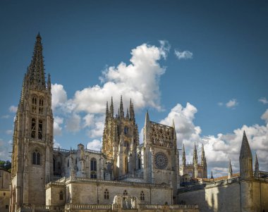 Burgos katedralini gün ışığında görmek, İspanya 'da bir Unesco miras alanı ilan etti.