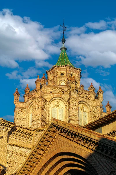 Średniowieczna Kopuła Katedry Santa Maria Mediavilla Teruel Aragon Hiszpania — Zdjęcie stockowe
