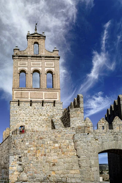 Vertical Photo Puerta Del Carmen Wall Avila Spain Unesco World — Stock Photo, Image