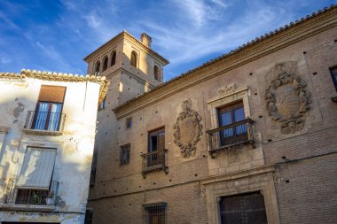 Villalegre de Guadix Markisi 'nin 16. yüzyıl sarayı, Granada, Endülüs, İspanya