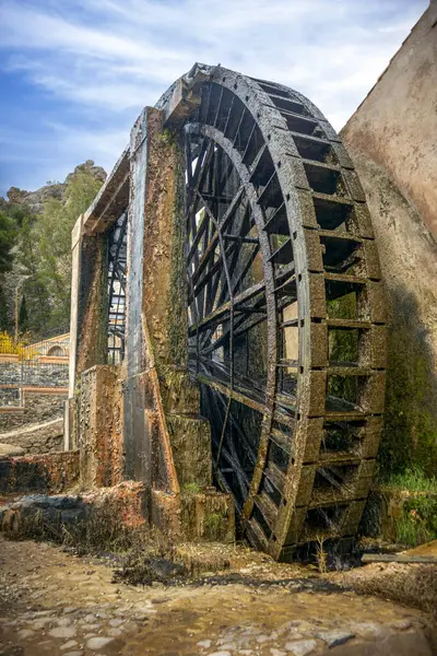 Древняя Техника Большого Колеса Уэрта Абарн Регион Мурсия Испания Лицензионные Стоковые Фото