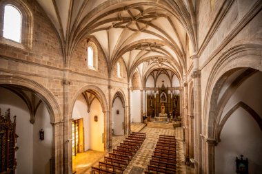 La Asuncin de Calatrava de Almagro manastırı, Ciudad Real, İspanya korosundan.