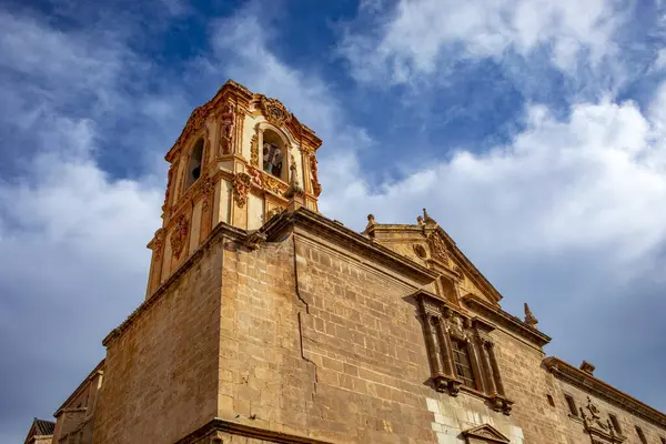 Фасад Вежа Церкви Коледжу Санто Домінго Оріуела Аліканте Валенсія Іспанія — стокове фото