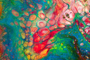 Organik ve çok renkli hücre ile sulu mermer desen çizimi arkaplan ve dokular için mükemmel görünüyor