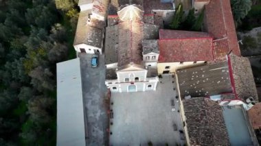 Manastır ve La Luz 'un El Valle' deki Hermitage manzarası, Murcia, İspanya