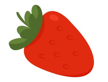 Çilek illüstrasyonu. Çilek vektör ögesi