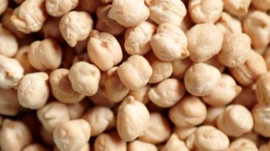 Nohut dokusu. Vejetaryen diyeti. Yüksek protein ürünleri. Üst görünüm döndürme