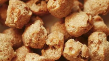 Soya eti dokusu. Vejetaryen diyeti. Legume proteini