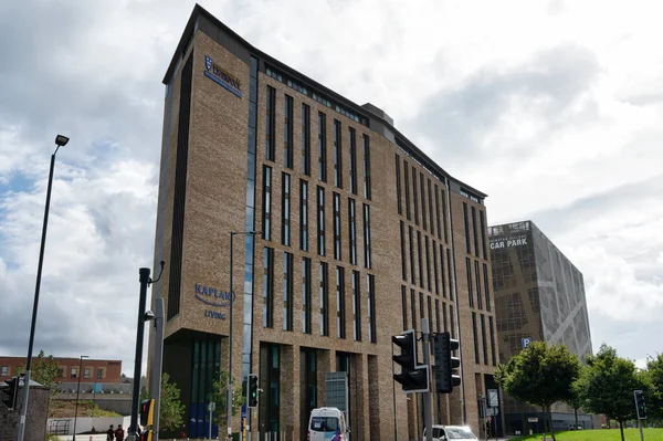 stock image Liverpool, UK- Sept 8, 2022: The International College Building at the  University of Liverpool.