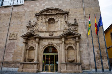Logrono, İspanya - 27 Mayıs 2024: Logrono Kuzey İspanya 'da La Rioja Parlamentosu