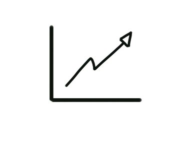 Yükselen çizgi grafiği büyüyor