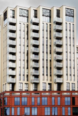 19 February 2023 Leiden, Netherlands,  skyscrapers near the Central Station